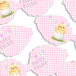 PINK EASTER CHICK 3.5” | PRE CUT DIY HAIR BOW LOOPS - Eliza Henri