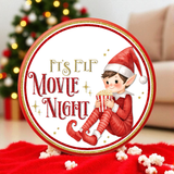 ELF MOVIE NIGHT | CHOCOLATE TUB DECALS