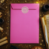 PINK ELF WAX SEAL EFFECT SOLVENT STICKERS