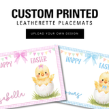 CUSTOM PRINTED PREMIUM FAUX LEATHER PLACEMATS