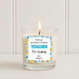 PERSONALISED BLUE PENCILS | CANDLE SOLVENT STICKERS