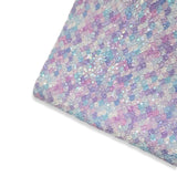 Bubblegum Mermaid Scales Chunky Glitter Fabric