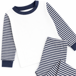 Navy Striped Pj Blanks - Eliza Henri