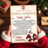 LETTER FROM FATHER CHRISTMAS - 2025 STANDARD EDITION- A4 PREMIUM CARD