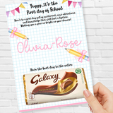 FIRST DAY OF SCHOOL IN THE ENTIRE GALAXY BOARD- PINK
