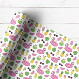 FLAMINGO SUMMER | PREMIUM LEATHERETTE FABRIC