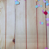 Confetti Party Wooden Effect Canvas Photography Background
