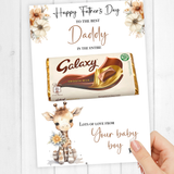 NEUTRAL GIRAFFE FATHER’S DAY GALAXY BOARDS – PREMIUM CARD