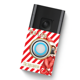DOORBELL STICKER - RING 2ND GEN- STRIPEY ELF CAM- DECAL