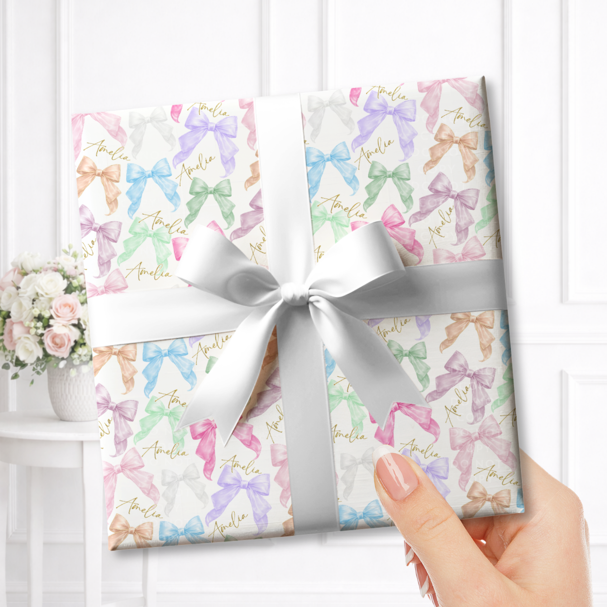 CANDY RIBBON BOWS GIFT WRAP- PERSONALISED OPTIONS - Eliza Henri