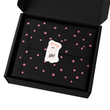 HEY BOO CUTE GHOST CUSTOM CUT SOLVENT STICKER- GLOSSY OR MATTE