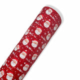 Limited Edition Ho Ho Ho Santa Chunky Glitter Fabric