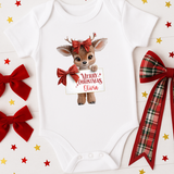 CUSTOM DTF TRANSFER | PRETTY BOW REINDEER BOARD