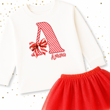 CUSTOM DTF TRANSFER - CANDY CANE ALPHABET