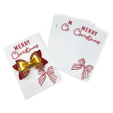 Candy Cane Lane Bow Display Cards- Pack of 4