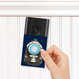 DOORBELL STICKER - RING 2ND GEN- NORTH POLE EXPRESS- UV DECAL