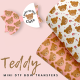 I woke up this Cute Teddy DTF Mini Transfers 1''