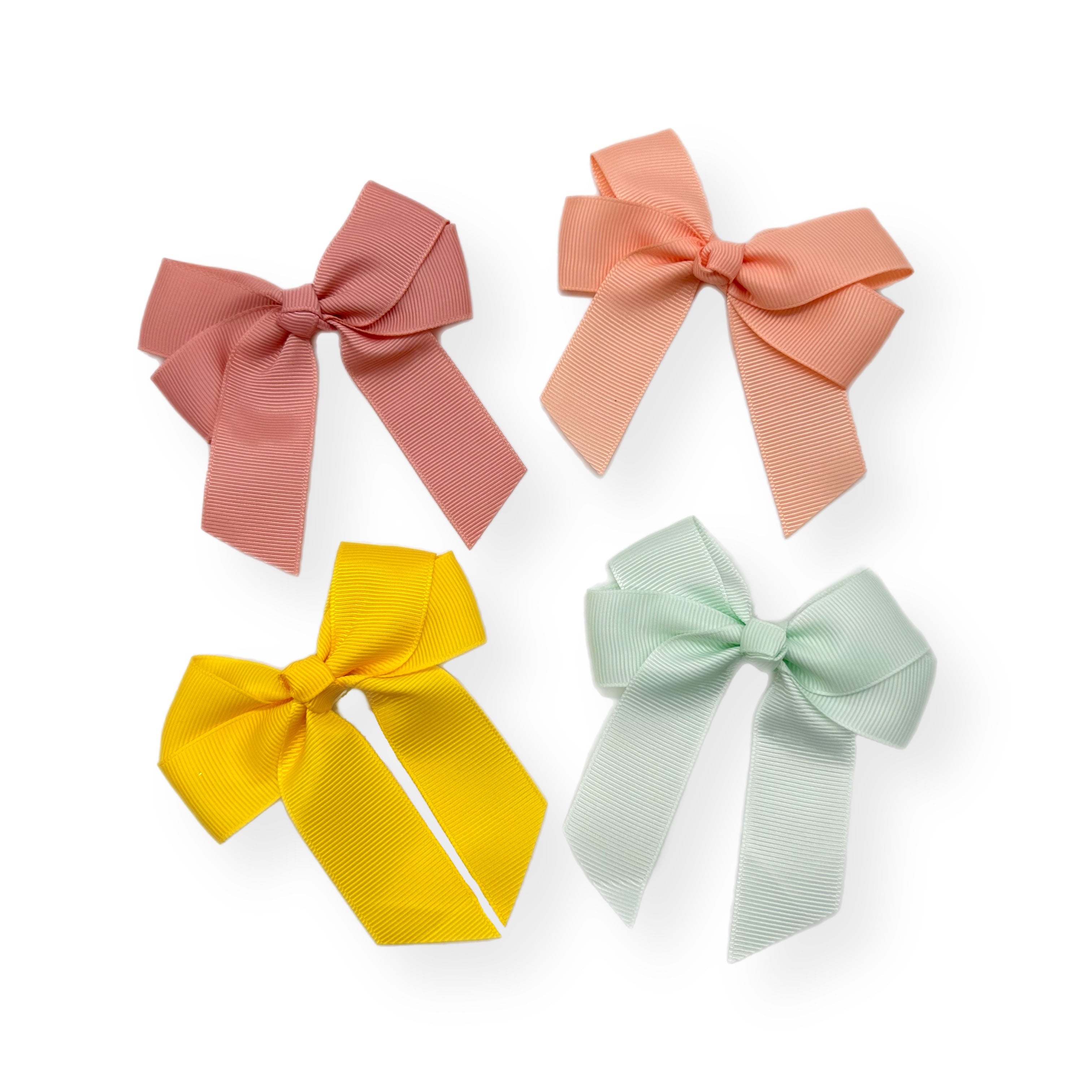 Grosgrain Ribbon Hair Bows 3.6”