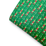 Let it Snow Festive Premium Faux Leather Fabric Sheets