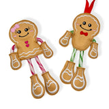 Mr & Mrs Gingerbread | Candy Cane Cuties Feltie Treat Holders