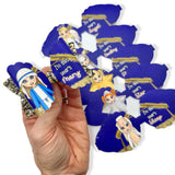 NATIVITY DOLLY BOWS 3.5” | PRE CUT DIY HAIR BOW LOOPS