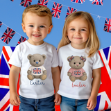 DTF TRANSFER | VE DAY BRITISH TSHIRT TEDDIES