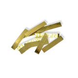 Luxury Gold Mirror Pre Cut Leatherette Bow Centre Strips- Pack of 10