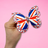 UNION JACK | LEATHERETTE DIY BUTTERFLY HAIR BOW