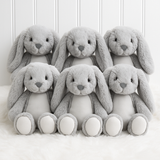 BULK PACKS- MUMBLES GREY BUNNY- PACK OF 6