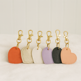 BOUTIQUE LEATHER HEART KEYRING