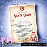 Exclusive Print your Own Letter from Santa Digital Download