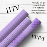 SCHOOL GINGHAM HTV PATTERNED HTV & SELF ADHESIVE VINYL