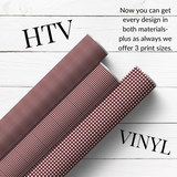 SCHOOL GINGHAM HTV PATTERNED HTV & SELF ADHESIVE VINYL
