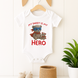 DTF TRANSFER - FATHER'S DAY SUPER DADDY BEAR & BABY BEAR BOWS