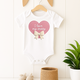 DTF TRANSFER | I LOVE MY DADDY PINK HEART