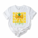 DTF TRANSFER - SUMMER VIBES- PINEAPPLE BOWS