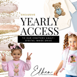 THE CRAFTER’S VAULT- DIGITAL IMAGE DRIVE- YEARLY ACCESS PASS