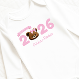 DTF TRANSFER | BORN IN 2026- BEAR PINK