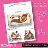 In the Entire Galaxy Gingerbread House Printable Boards Digital Download