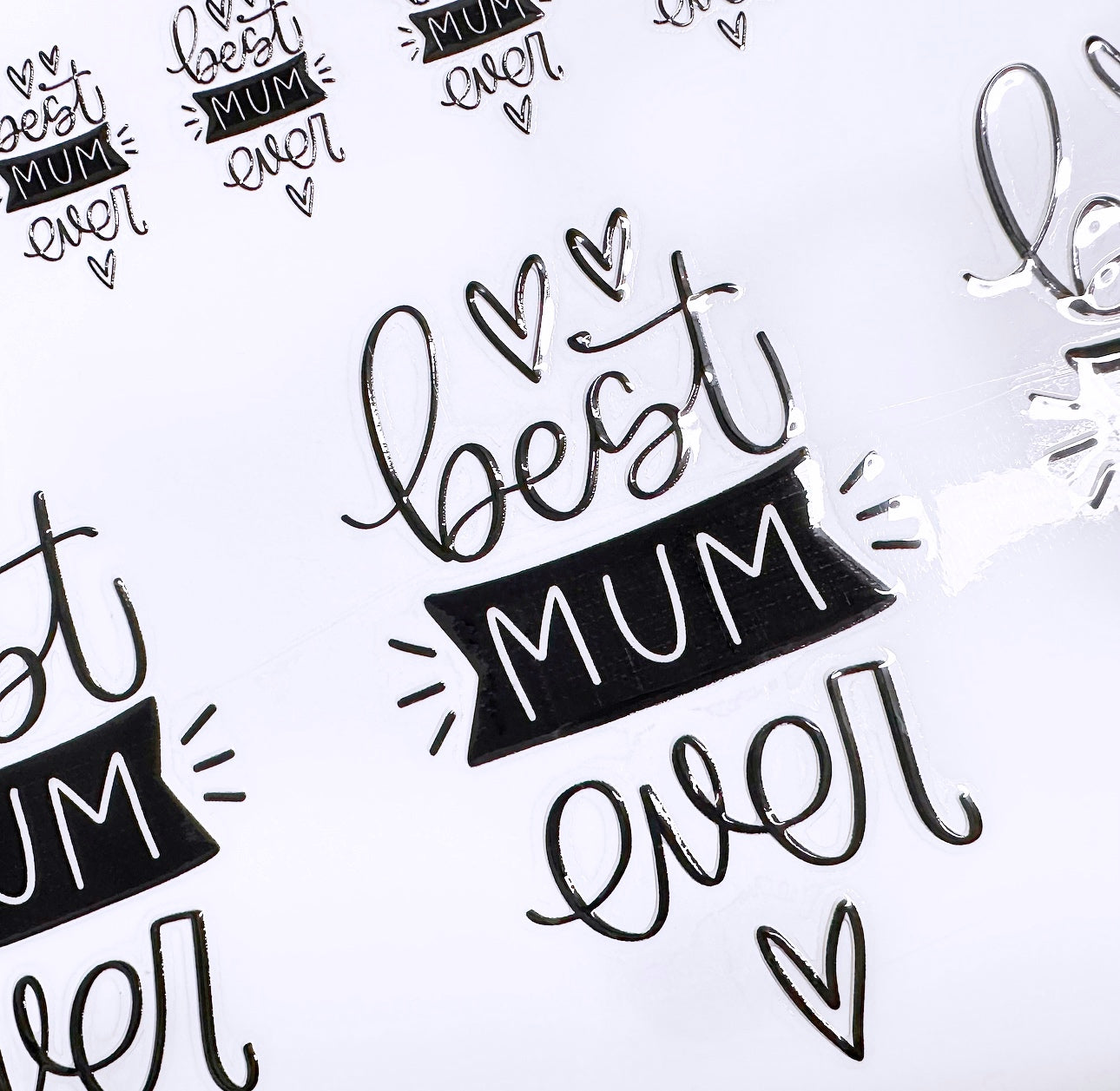 Best Mum Ever UV-DTF Decal 9cm | Eliza Henri