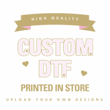 Custom Printed DTF Full Colour Iron On Transfers