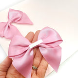 Italian Satin Bows with adhesive tab- Pack of 6