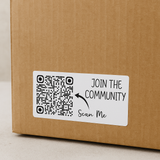 QR CODE UV STICKERS