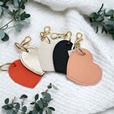 BOUTIQUE LEATHER HEART KEYRING