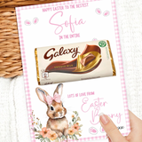 EASTER BUNNY PINK GINGHAM GALAXY BOARDS- PREMIUM CARD