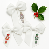 DTF MINI BOW TRANSFERS- SPARKLY NUTCRACKERS