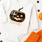 CUSTOM DTF TRANSFER | SPOOKY PUMPKINS- ORANGE