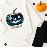 CUSTOM DTF TRANSFER | SPOOKY PUMPKINS- BLUE