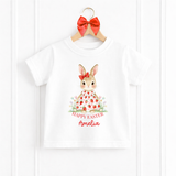 DTF TRANSFER - STRAWBERRY BUNNY- HAPPY EASTER - Eliza Henri