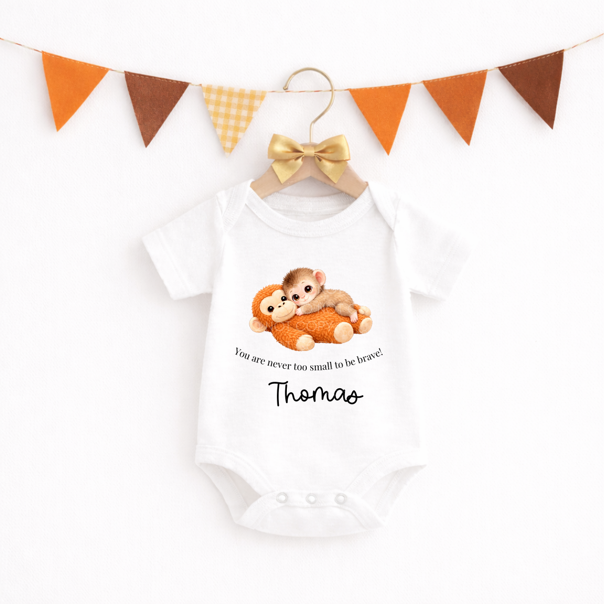 DTF TRANSFER - BRAVE LITTLE MONKEY- CUSTOM DTF - Eliza Henri